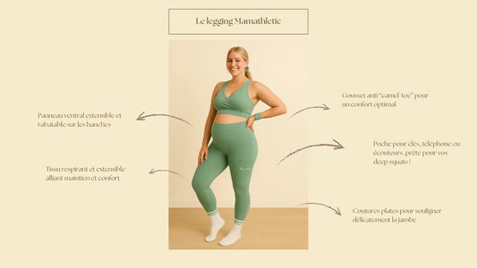 🩶 Quel est le meilleur legging de sport de grossesse ? - Mamathletic